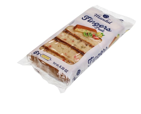 MANDUL Fingers Cake aux Fruits 180 g