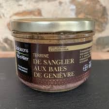 LES BOCADES Terrine de Sanglier aux Baies de Genièvre 175 g