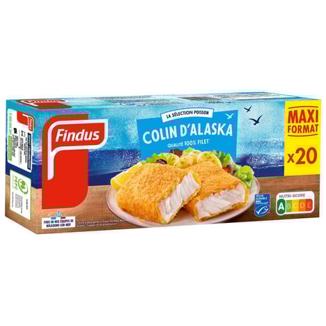 FINDUS Panés de Colin Lot de 20