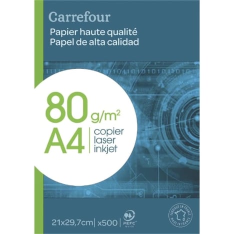 PAPIER d Impression Ramette 500 Feuilles 80grs 21X29