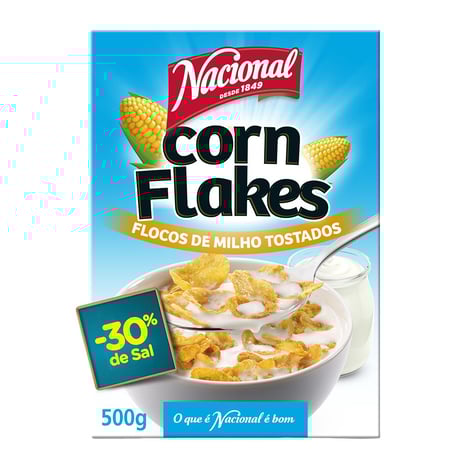 NACIONAL Corn Flakes Céréales 500 g