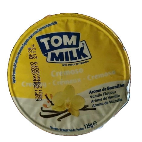 TOM MILK Dessert Lacté Arôme Vanille 125 g