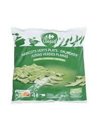 CARREFOUR Haricots Plats Surgelés 1kg