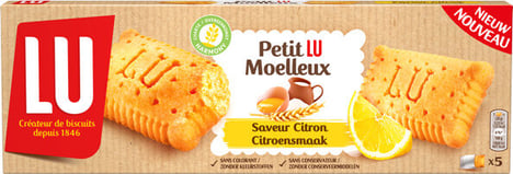 LU P'tit Lu Moelleux Pépites Citron 140 g