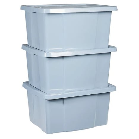 MAISON Boîtes de Rangement Plastique x3