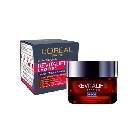 L'ORÉAL REVITALIFT Laser x3 Cica Crème Nuit 50ml