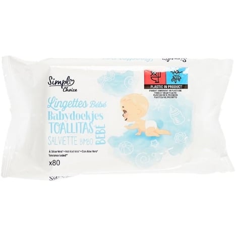 PP BLANC Lingettes Bébé 2x80 unités