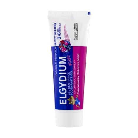 ELGYDIUM Kids Dentifrice Fraise 3/6 Ans 50ml