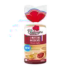 LA BOULANGÈRE Brioche Muffins Nature 5 pièces 250 g