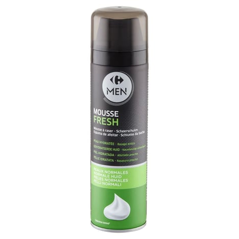 CARREFOUR MEN Mousse à Raser Peaux Normales 250 ml