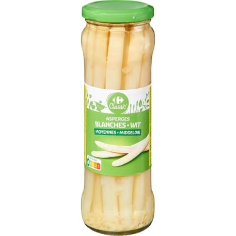 CARREFOUR Asperges Blanches Fines 37cl