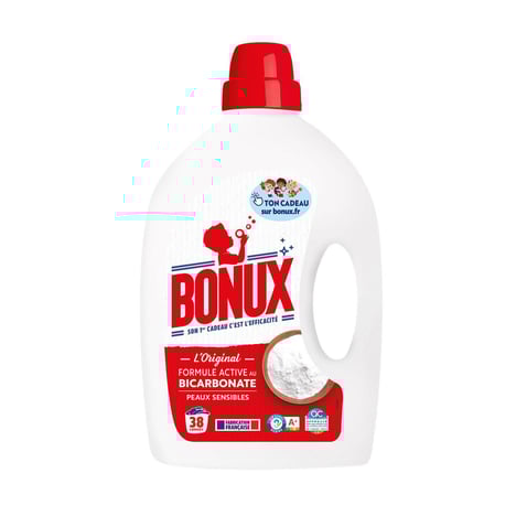 BONUX Lessive Liquide 38 Lavages 1,9 L