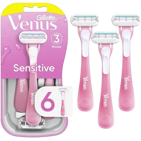 CARREFOUR SENCE Rasoirs Jetables Triple Lames Femme Pack de 6