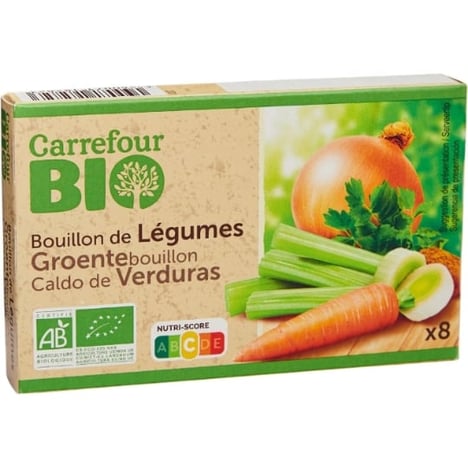 CARREFOUR BIO Bouillon de Légumes Pack de 8x10 g