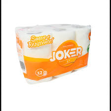 JOKER Papier Hygiénique XXL Double Épaisseur Lot de 12 Rouleaux