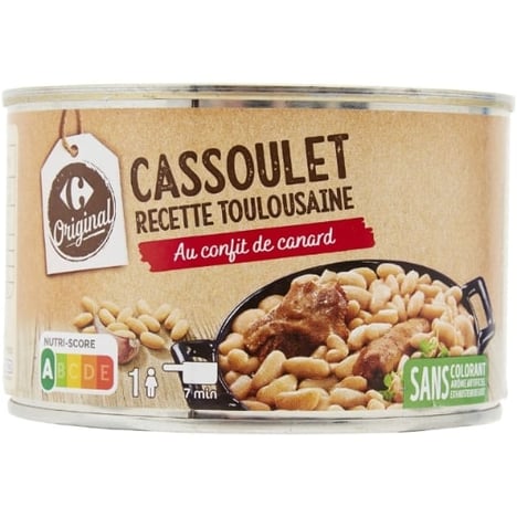 CARREFOUR Cassoulet Toulousain 1/2