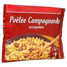CARREFOUR Poêlée Campagnarde Surgelée 1 kg