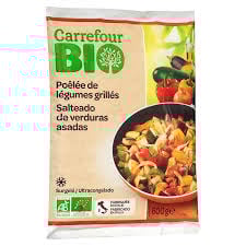 CARREFOUR BIO Poêlée de Légumes Grillés Surgelés 600 g