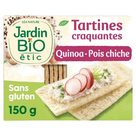 JARDIN BIO Crackers au Quinoa 150 g