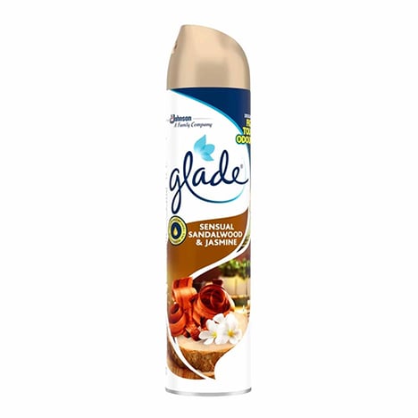 GLADE Désodorisant Aérosol Santal Sensuel et Jasmin 300 ml