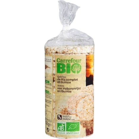 CARREFOUR BIO Galettes Riz-Quinoa 100g