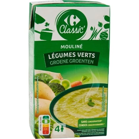 CARREFOUR Mouliné aux Légumes Verts 1L