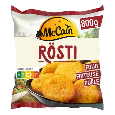 McCAIN Rösti de Pommes de Terre Surgelés 800 g