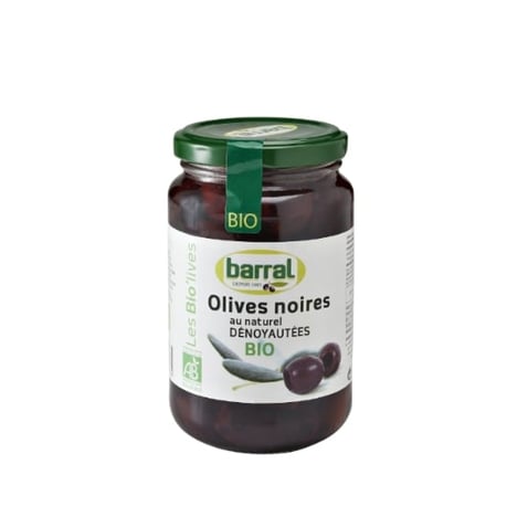 BARRAL Olives Noires Dénoyautées Boîte 1/2