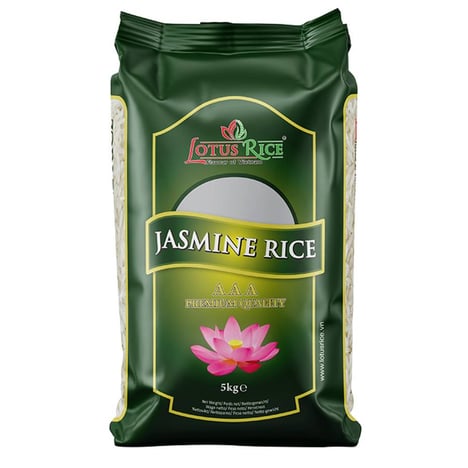 LOTUS RICE Riz Parfumé au Jasmin AAA 1 kg