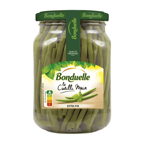 BONDUELLE Haricots Verts Extra Fins Bocal 530g