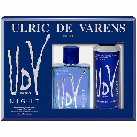 UDV Coffret Night pour Homme EDT 100 ml + Déodorant 200 ml