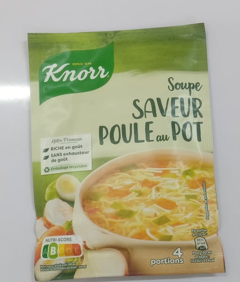 KNORR Potage Poule au Pot aux Petits Légumes 4 Portions 72 g
