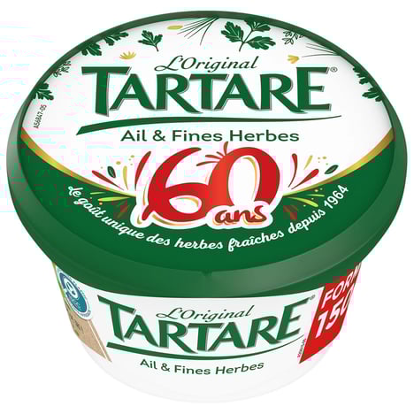 TARTARE Fromage Ail & Fines Herbes Original 150g