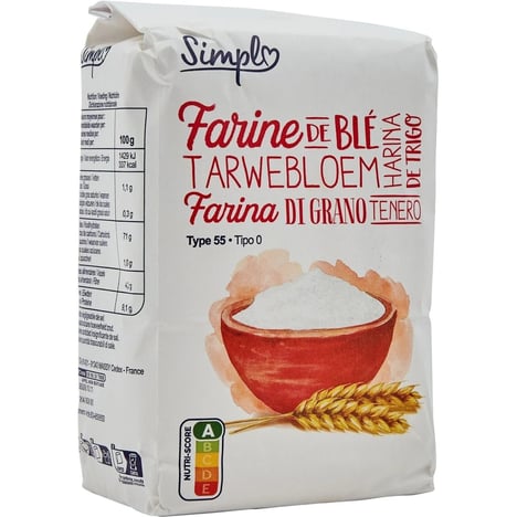 MARQUE REPÈRE Farine de Blé Type 55 1kg