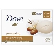 DOVE Savon Beurre de Karité & Vanille 90g