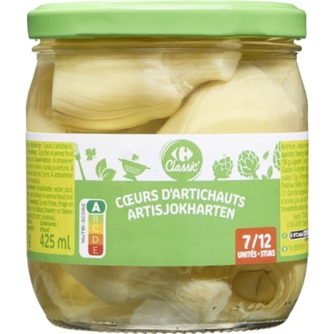 CARREFOUR Cœurs d'Artichauts 425 ml