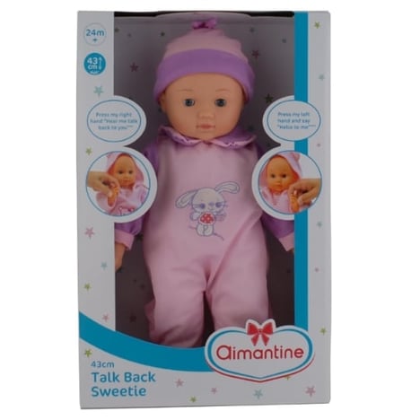 CARREFOUR Poupée Bébé Expressive AIMANTINE