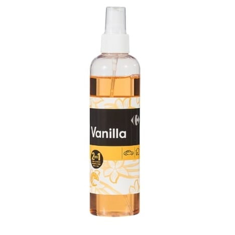 CARREFOUR Désodorisant Auto Parfum Vanille Spray 240 ml
