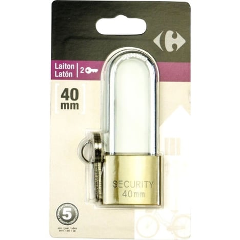 CARREFOUR Cadenas en Laiton 40 mm