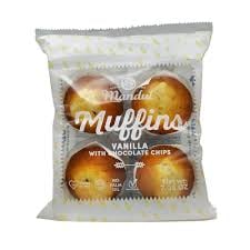MANDUL Muffins Vanille Pack de 4 200 g