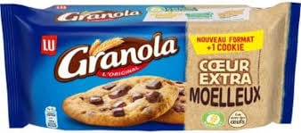 LU Granola Cookies Cœur Extra Chocolat 208 g