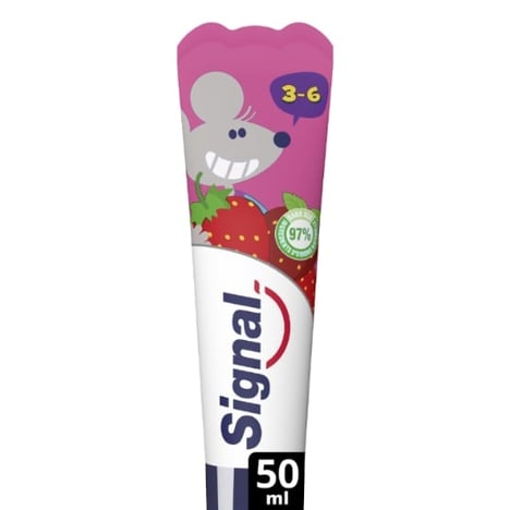 SIGNAL Kids Dentifrice Fraise Gaga 3-6 ans 50ml