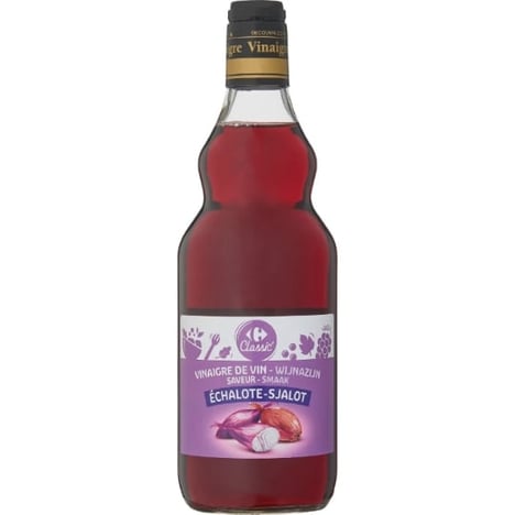CARREFOUR Vinaigre de Vin à l'Échalote 750 ml
