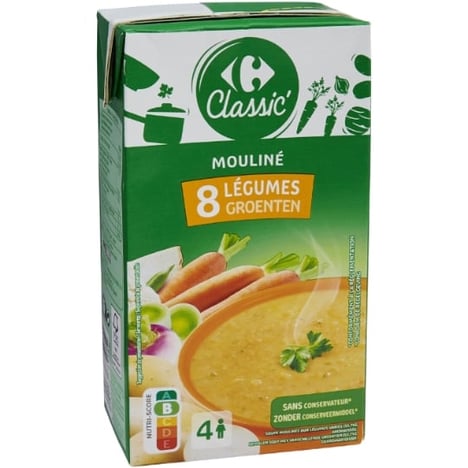 CARREFOUR Mouliné de 8 Légumes 1 L