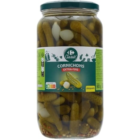 CARREFOUR Cornichons Extra-Fins 1 L