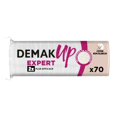 DEMAK'UP Disques Démaquillants Duo Pack de 70