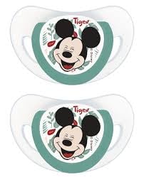TIGEX Sucettes Physiologiques Silicone Mickey +18M x2