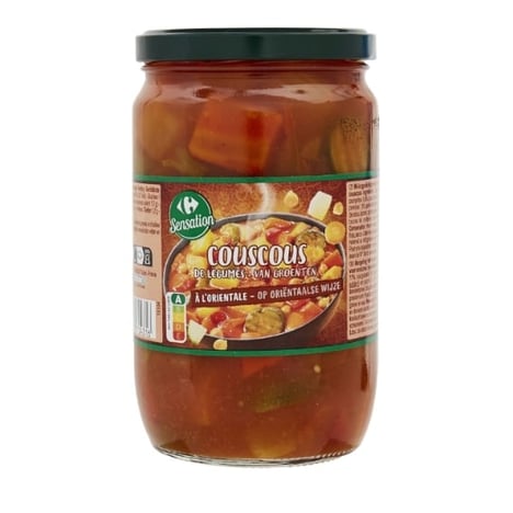 CARREFOUR Légumes pour Couscous 720 ml