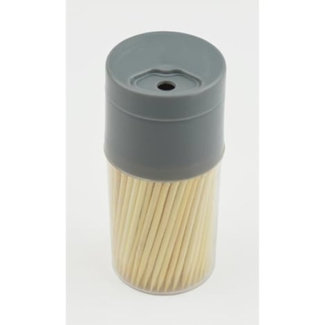 CARREFOUR HOME Cure-Dents en Bambou avec Distributeur Lot de 200