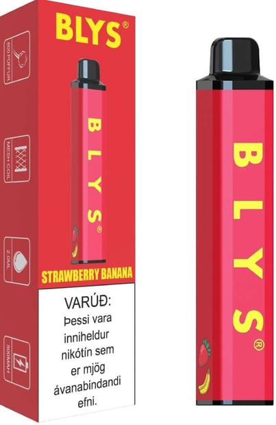 BLYS 800 - Strawberry Banana 1stk